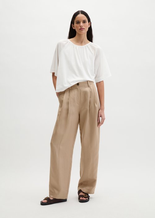 T-shirt wide — White Cotton