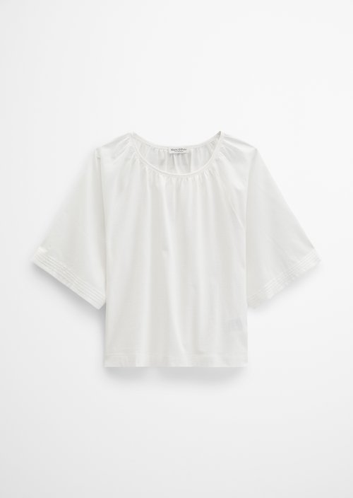T-shirt wide — White Cotton