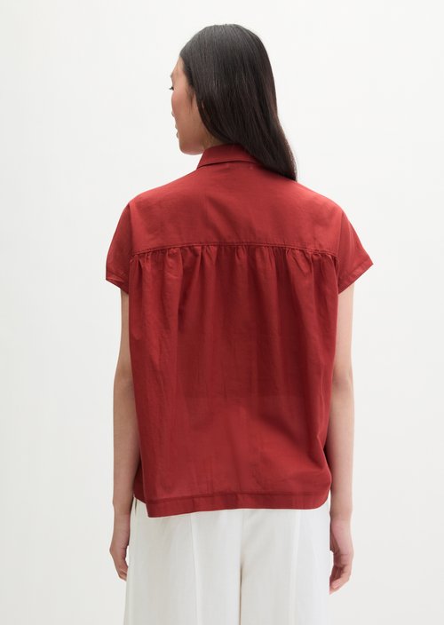Jersey blouse wide — Tall Poppy