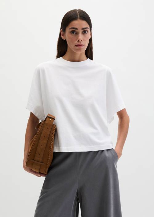 T-Shirt loose White in Frontalansicht