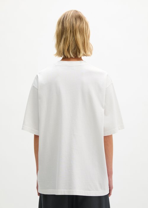 Print T-shirt loose — White