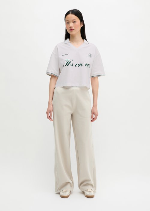 MOP Club '67 Football Shirt Shirt, Cropped — White