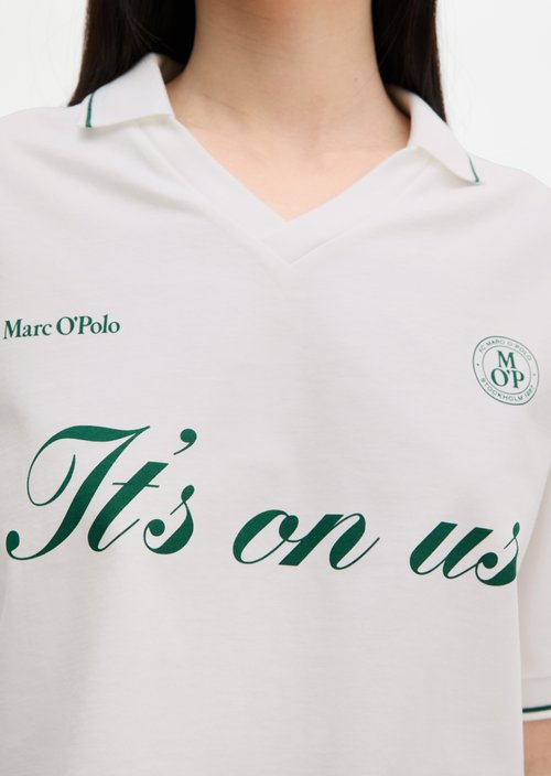 MOP Club '67 Football Shirt Shirt, Cropped — White
