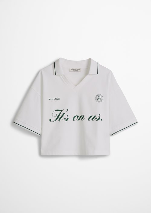 MOP Club '67 Football Shirt Shirt, Cropped — White