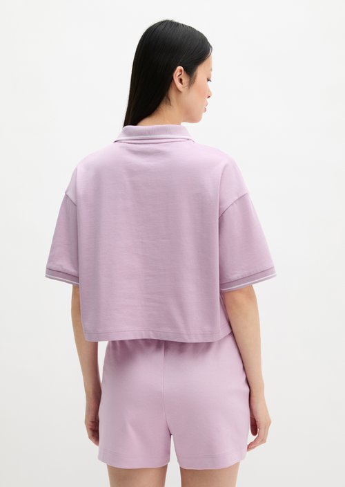 MOP Club '67 Football Shirt Shirt, Cropped — Vibrant Lilac