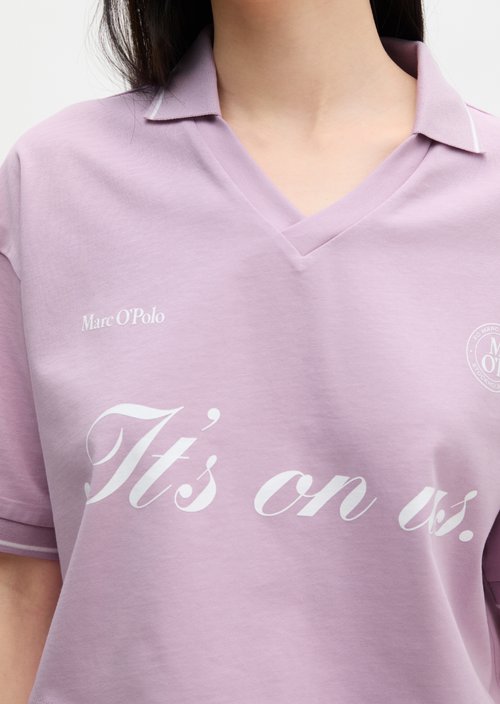 MOP Club '67 Football Shirt Shirt, Cropped — Vibrant Lilac