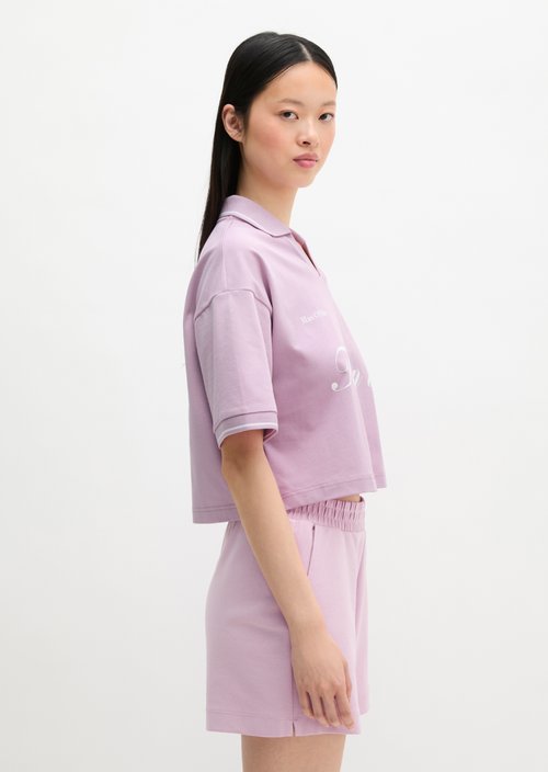 MOP Club '67 Football Shirt Shirt, Cropped — Vibrant Lilac