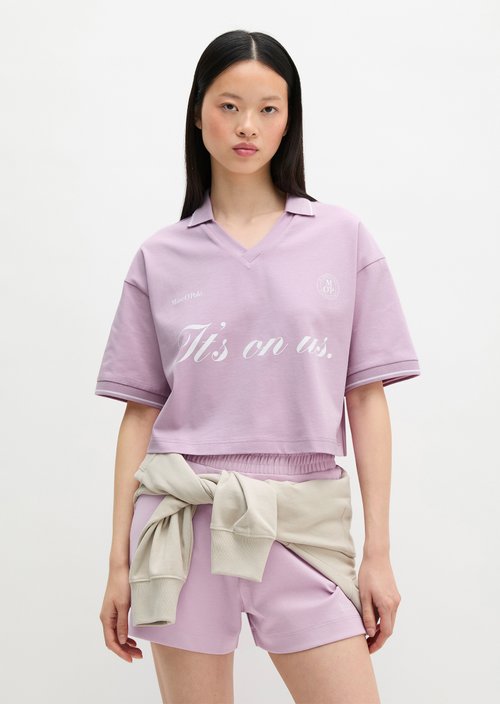 MOP Club '67 Football Shirt Shirt, Cropped — Vibrant Lilac