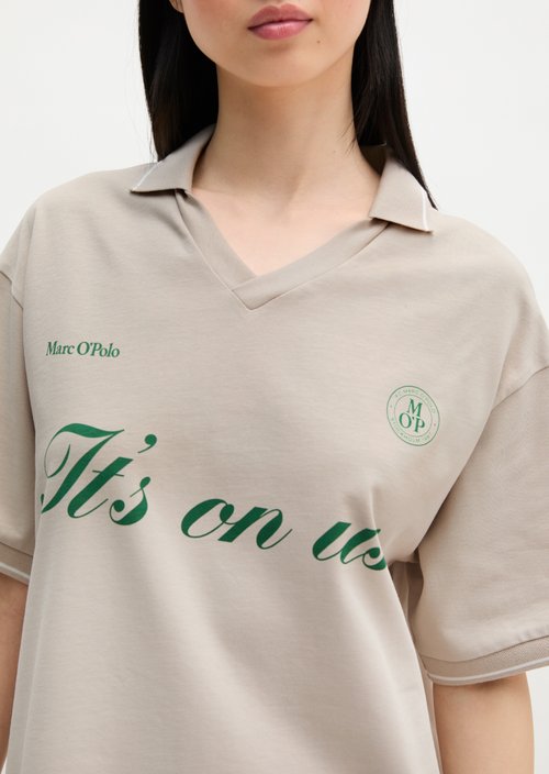 MOP Club '67 Football Shirt Dress — Grey Silk