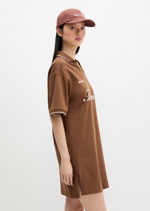 MOP Club '67 Football Shirt Dress — Mid Brown