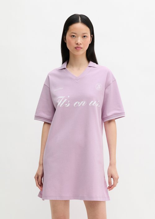 MOP Club '67 Football Shirt Dress — Vibrant Lilac