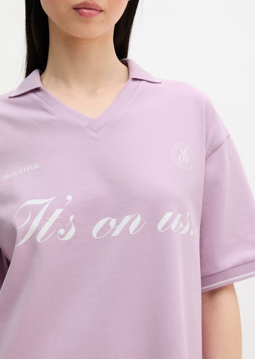 MOP Club '67 Football Shirt Dress — Vibrant Lilac