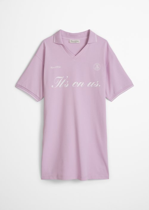 MOP Club '67 Football Shirt Dress — Vibrant Lilac