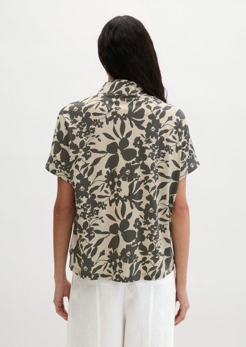 Regular jersey blouse — Medium Grey