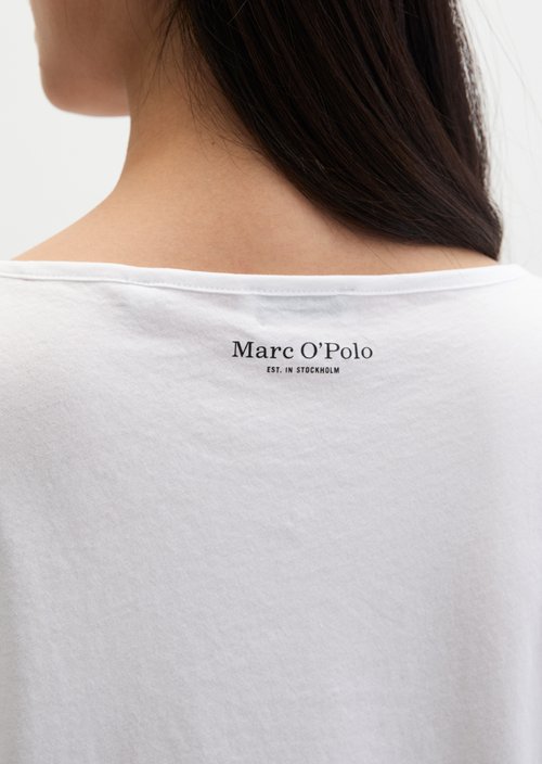 Print T-shirt loose — White