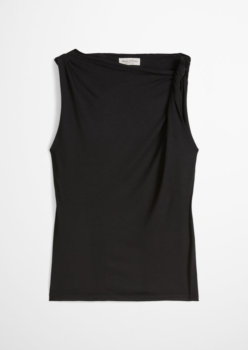 Jersey top slim — Black