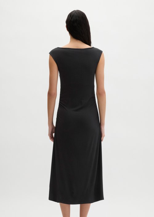 Jersey dress slim — Black