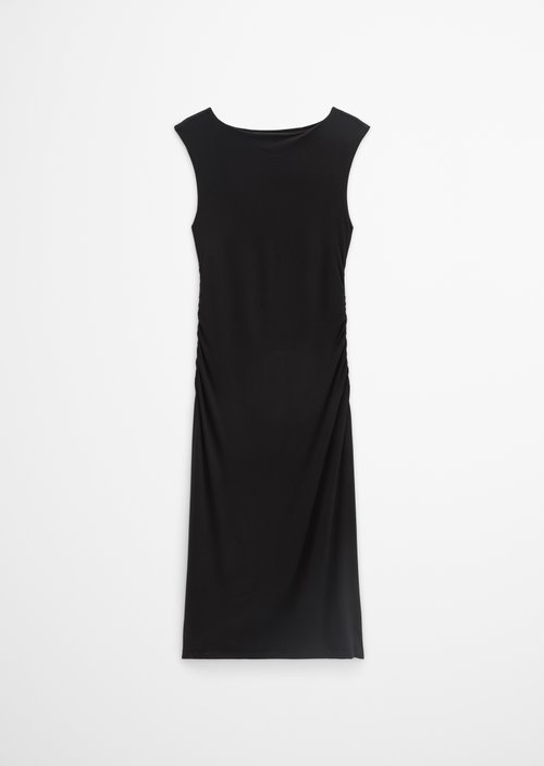 Jersey dress slim — Black