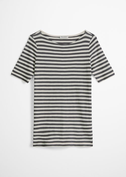 Regular striped T-shirt — Dark Grey