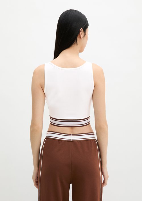 MOP Club '67 Bralette Athletics — White