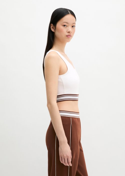 MOP Club '67 Bralette Athletics — White