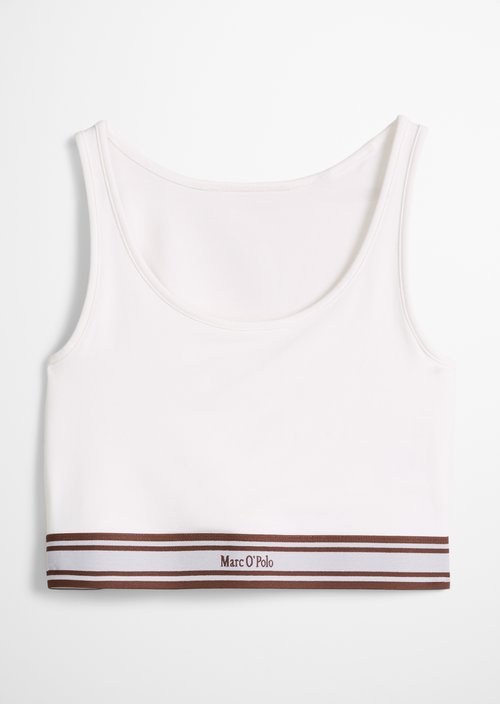 MOP Club '67 Bralette Athletics — White