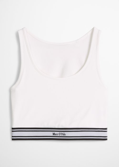 MOP Club '67 Bralette Athletics — White