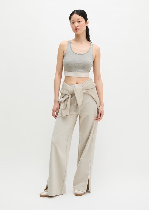 MOP Club '67 Bralette Athletics — Light Grey