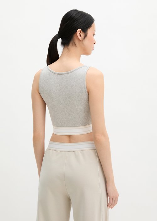 MOP Club '67 Bralette Athletics — Light Grey