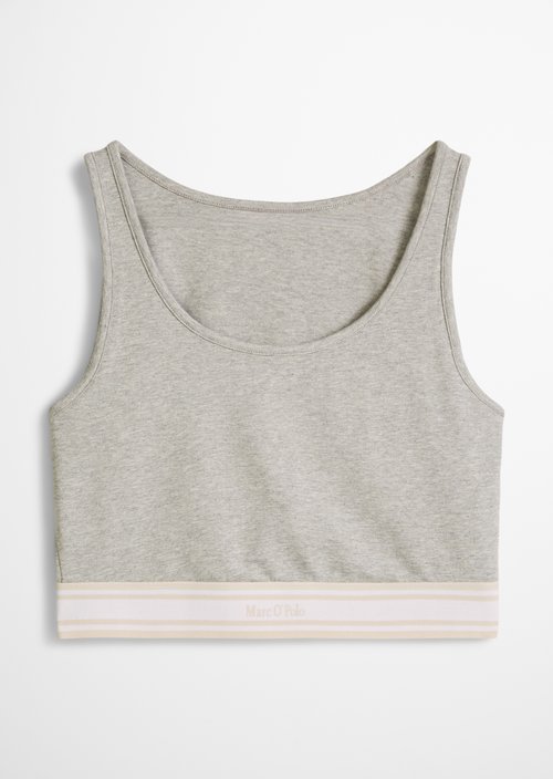 MOP Club '67 Bralette Athletics — Light Grey