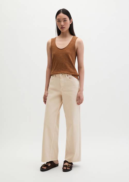 Top regular Burnt Brown en vue de face