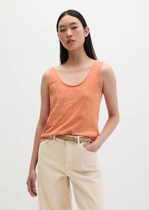 Top regular Warm Orange en vue de face