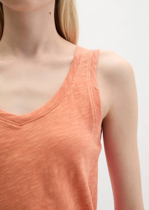 Top regular Warm Orange in Detailansicht