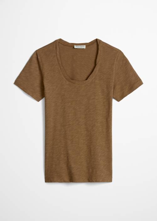 DfC T-Shirt loose Burnt Brown in freigestellter Ansicht ohne Model