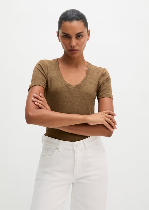 DfC T-Shirt loose — Burnt Brown