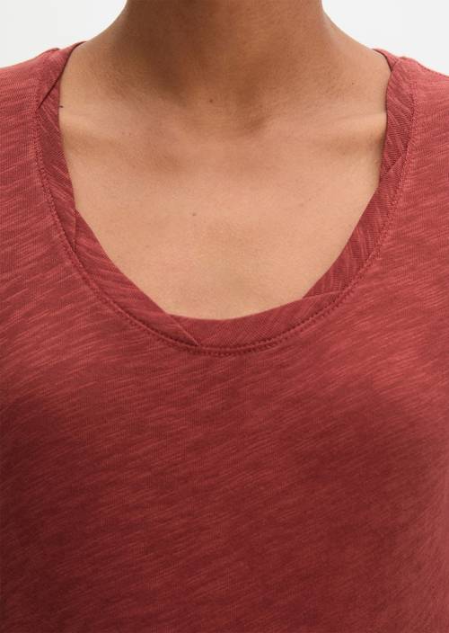 DfC T-Shirt loose Tall Poppy in Detailansicht