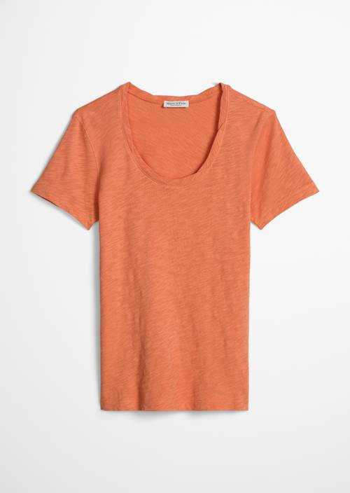 Camiseta DfC suelta Warm Orange en vista aislada sin modelo