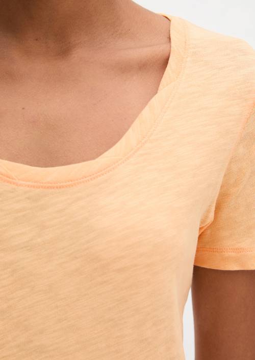 DfC T-Shirt loose Soft Peach in Detailansicht