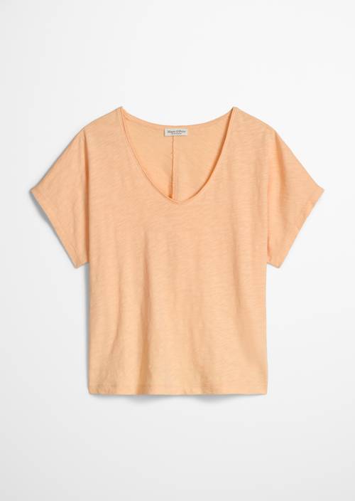 Camiseta suelta Soft Peach en vista aislada sin modelo