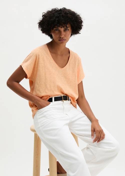 T-Shirt loose Soft Peach in Frontalansicht