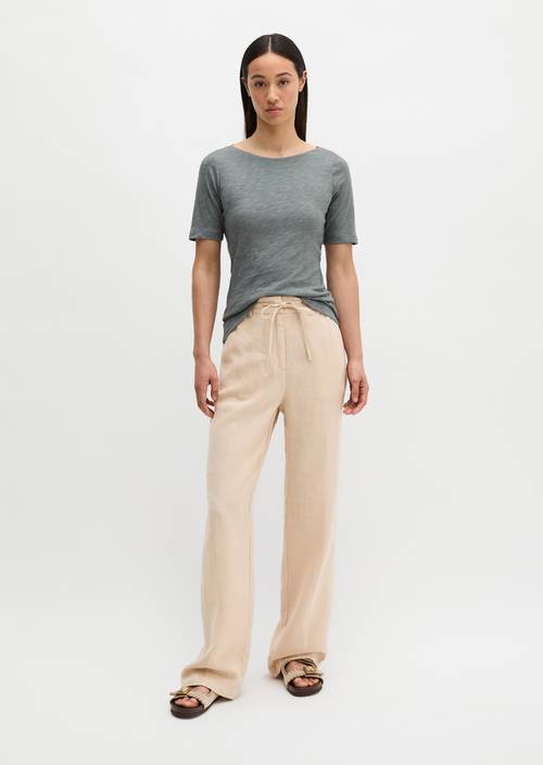 Slub-Jersey-T-Shirt regular Quiet Sea in Frontalansicht