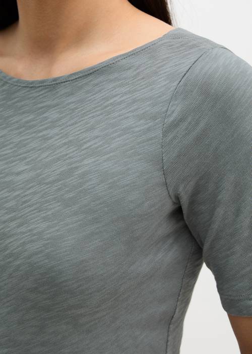 Slub-Jersey-T-Shirt regular Quiet Sea in Detailansicht