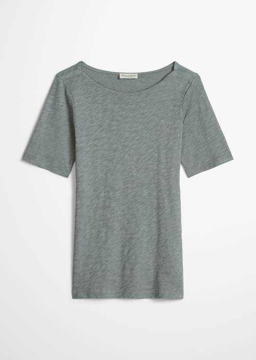 Regular slub jersey T-shirt Quiet Sea in isolated view without model