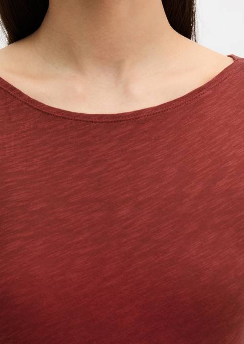 Slub-Jersey-T-Shirt regular Tall Poppy in Detailansicht