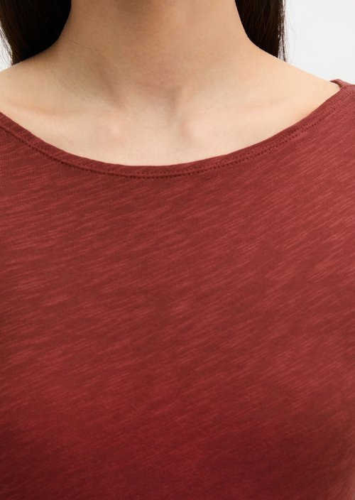 Regular slub jersey T-shirt — Tall Poppy
