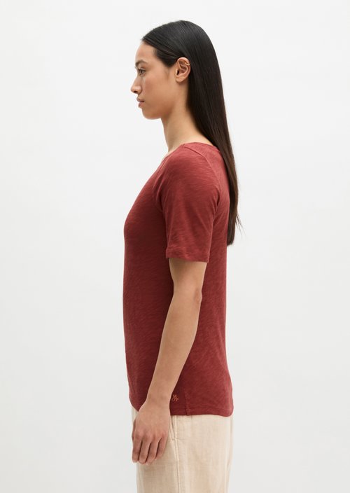Regular slub jersey T-shirt — Tall Poppy