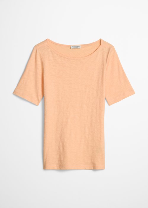 Regular slub jersey T-shirt — Soft Peach