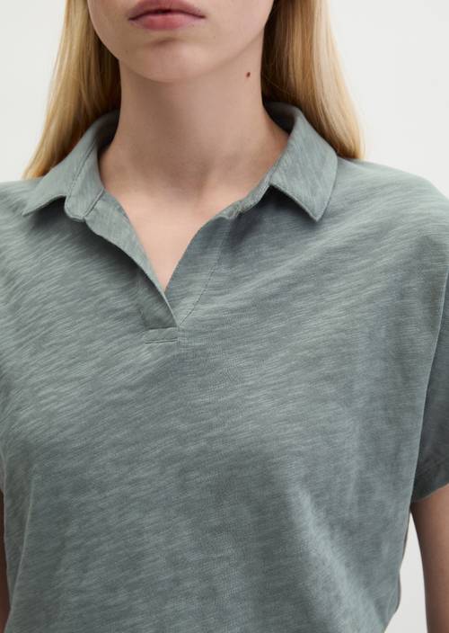 Regular polo-shirt Quiet Sea in detailaanzicht