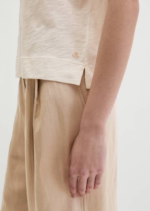 Regular polo-shirt White Cotton in detailaanzicht