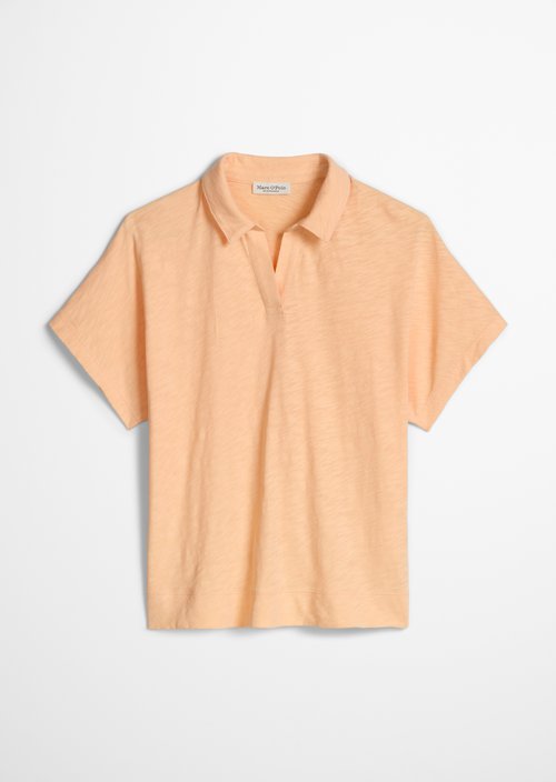 Regular polo-style T-shirt — Soft Peach